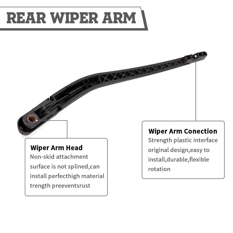 HODEE Rear Wiper Arm Blade Nut Set Replacement for Volvo XC90 Stdrd Platinum 2007-2014,XC90 R-Design 2012-2014,XC60 2012-2017, Rear Wiper Cover Accessories Assembly,Back Windshield Window Cap - Image 4